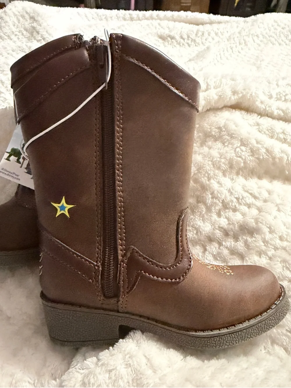 Toddler Boys Woody Toy Story Pull On Cowboy Boots retail $35
